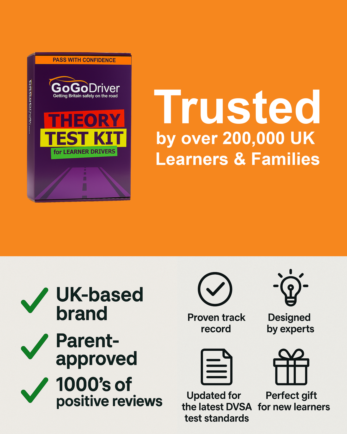 GoGoDriver Theory Test Kit for Learner Drivers