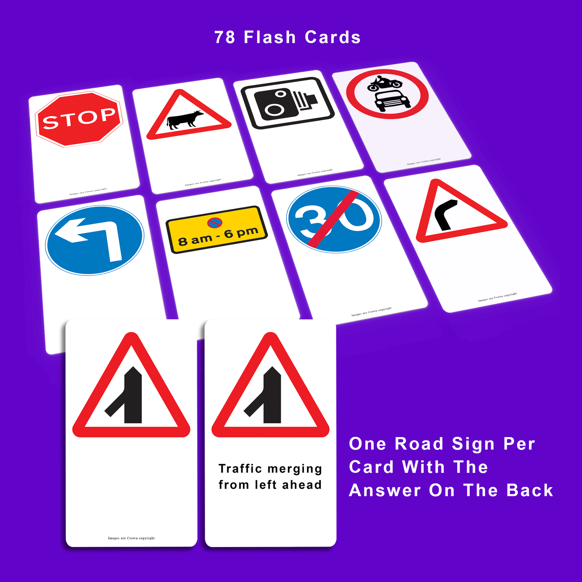 go go driver flash cards for learner drivers